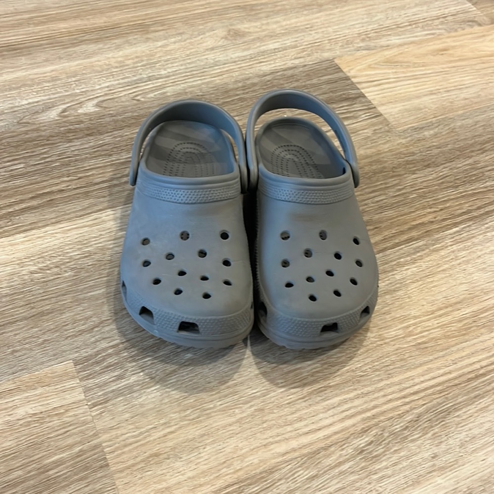 Gray Crocs